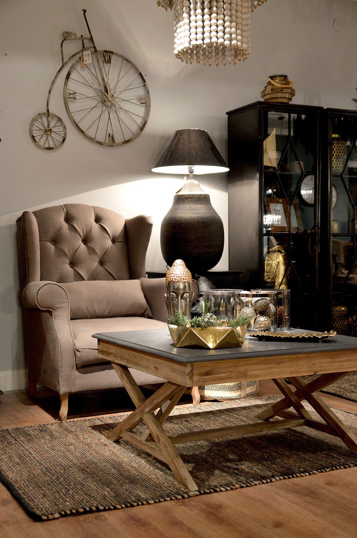 Bristol - fotel classic vintage lampa sufitowa